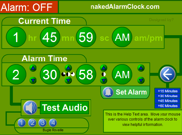 Лучшие онлайн будильники для сна на работе alarmclocks04