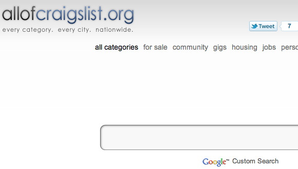 Craigslist поисковая система