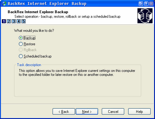 Резервное копирование и восстановление настроек браузера Internet Explorer iebackup1