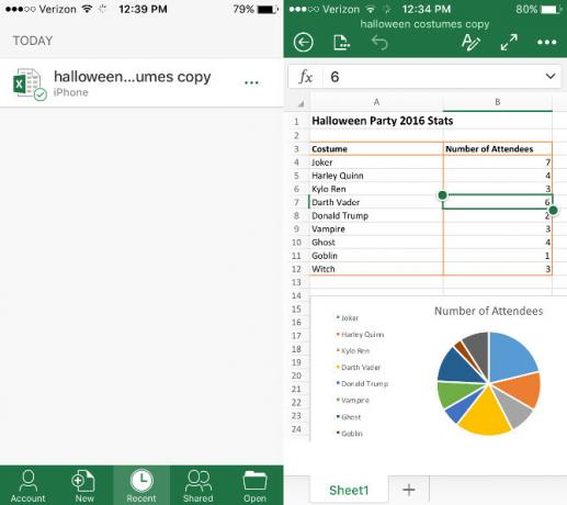 приложение Excel