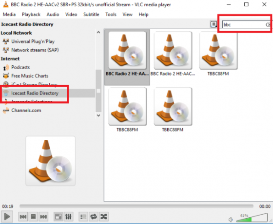 VLC Интернет Радио