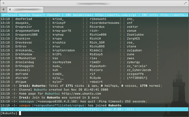 Linux-IRC-клиенты-Irssi