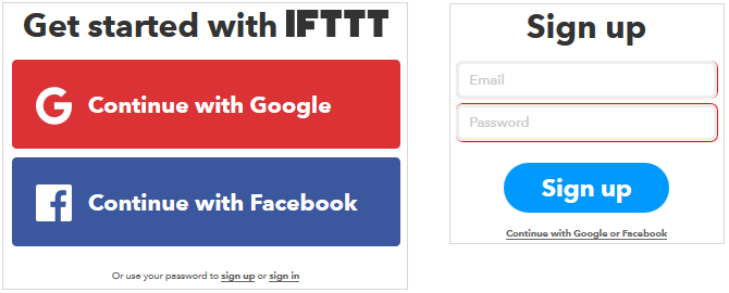 Главное руководство по IFTTT: используйте самый мощный инструмент в Интернете, как профессионал 2IFTTT IFTTTSignUp