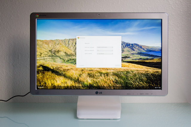 LG Chromebase - экран