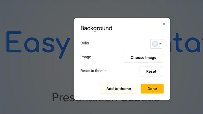 Как создать презентацию Google Slides Добавить фон к теме