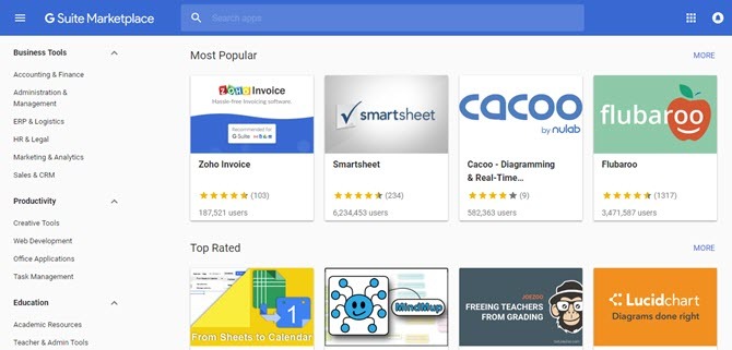 Google Apps Marketplace: приложения для вашего бизнеса GSuite