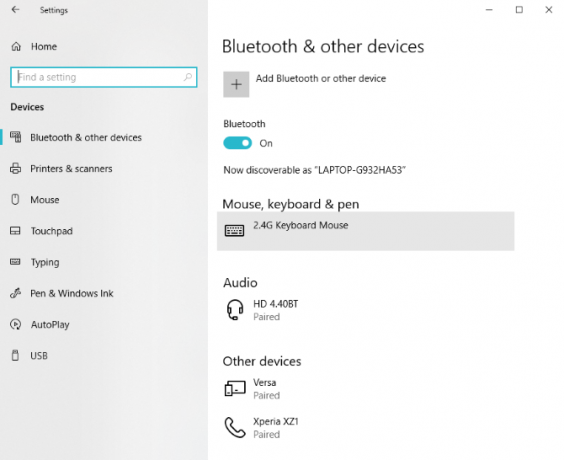 Настройки Bluetooth для Windows 10