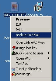 Резервное копирование файлов для отправки по электронной почте с помощью всего одного клика backuptoemailmain27042008