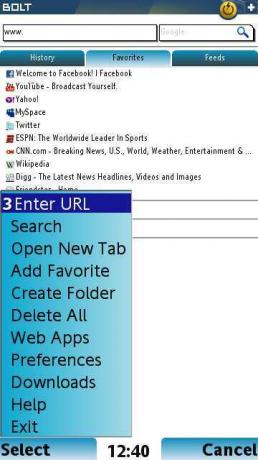 Bolt Browser - еще один кроссплатформенный мобильный браузер с поддержкой видео Scr000004