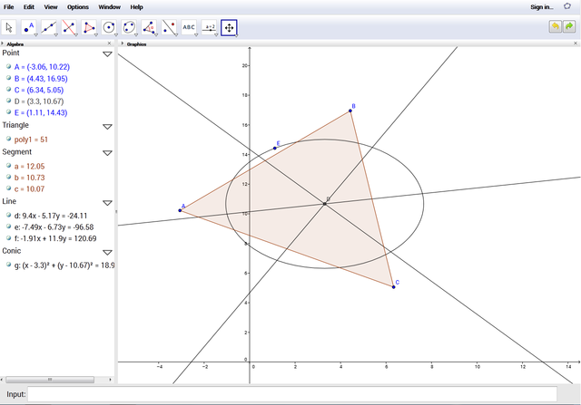 линукс-беспроигрышная математика-GeoGebra