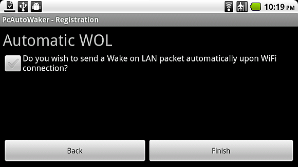 Включите компьютер с помощью устройства Android через Wi-Fi [WoW LAN] wake9