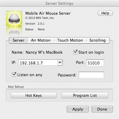 7 лучших бесплатных приложений для дистанционного управления для iPhone MobileAirMouse