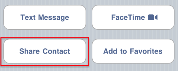 визитки на iphone