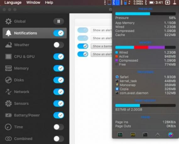 istat-menus-Mac Строка меню Приложения