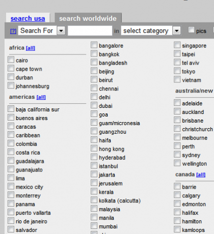 искать все Craigslist