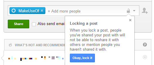 Управление кругами Google Plus