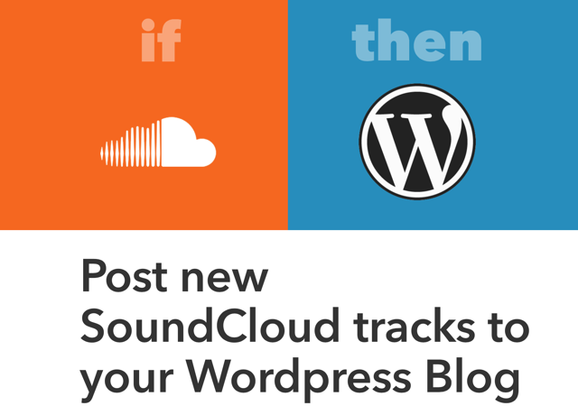 SoundCloud-WordPress-IFTTT