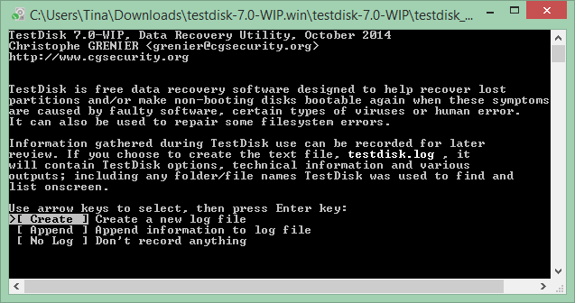 Это снимок экрана одной из лучших программ для Windows под названием TestDisk