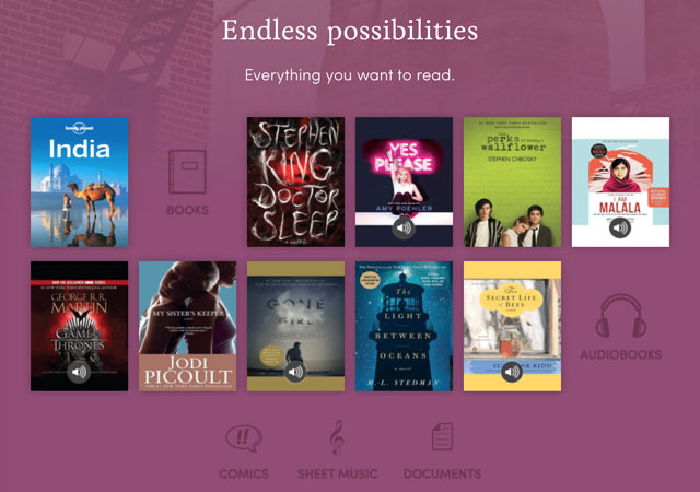 Снимок экрана сайта Scribd