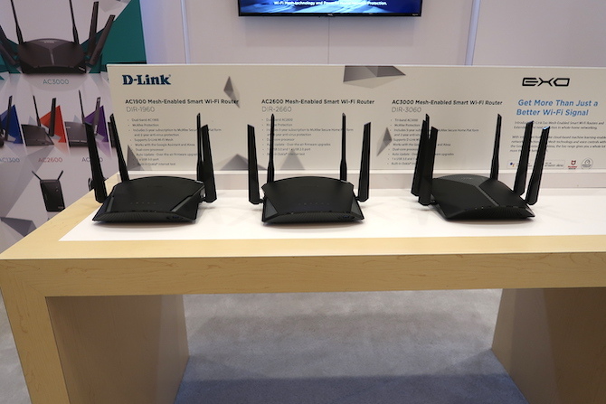 Сетевые маршрутизаторы D-Link Exo на выставке CES 2019