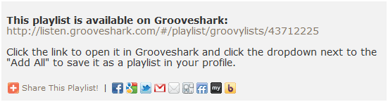 подделать плейлисты к grooveshark