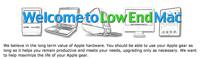 низкого конечного Mac