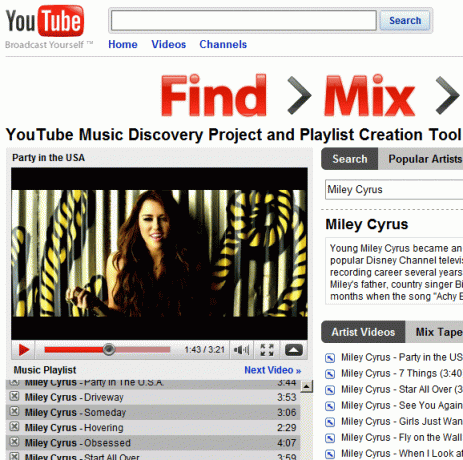 youtube music discovery проект