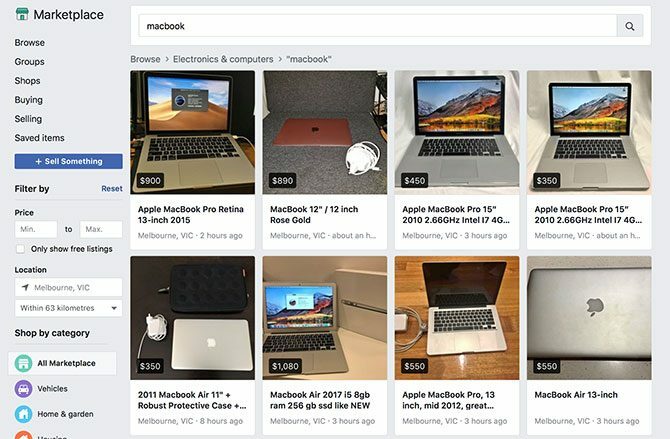 Facebook Marketplace Используемые ноутбуки