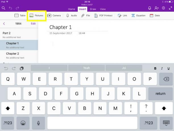 блокнот onenote