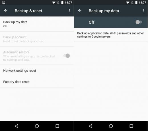Android-резервное копирование Скриншот