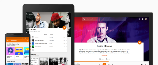 Google Play Music на нескольких разных устройствах