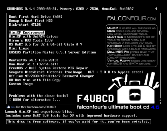 F4UBCD1 Pre Boot