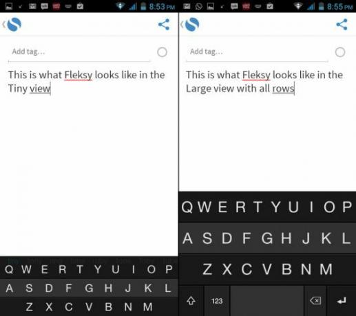 Fleksy-For-Android-малолетка-View-All-Ряды