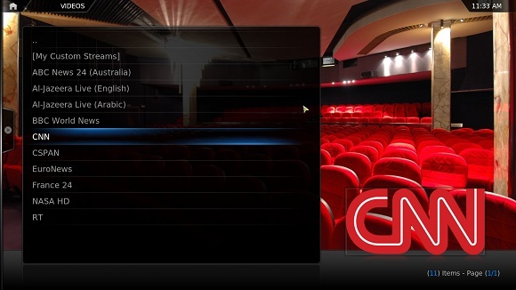 телевизор на xbmc