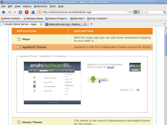 Настройка домашнего сервера Amahi - добавление диска на ваш сервер [Linux] 2 установить ageashi theme install