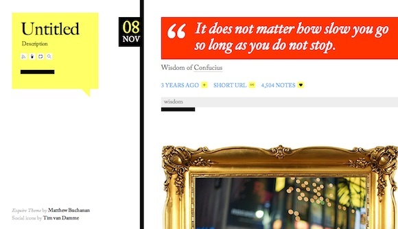 10 самых удивительных бесплатных тем Tumblr t Esquire