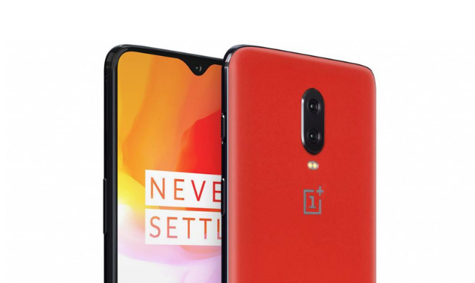 OnePlus 6T слезинка с надрезом