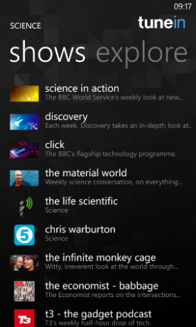 радио Tunein