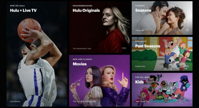 Разнообразие контента от Hulu