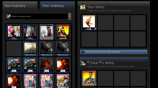 Торговые карты Steam