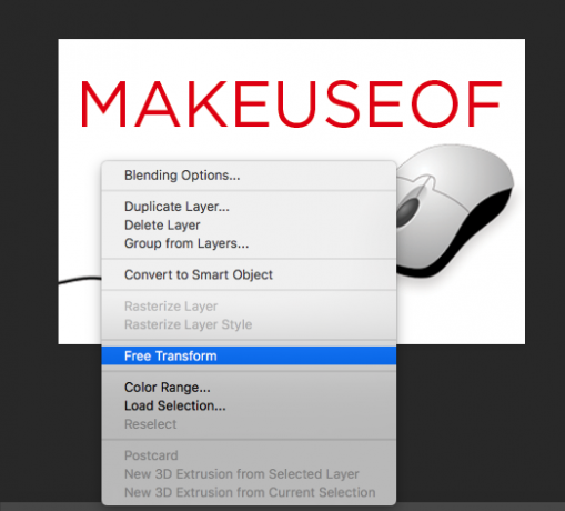 Как изменить размер и объединить слои в Photoshop Photoshop Free Transform