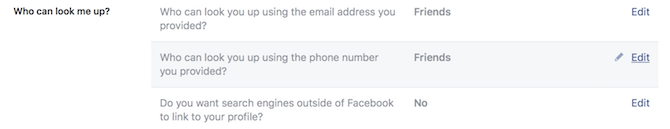 Полное руководство по конфиденциальности Facebook facbeook privacy, кто может меня найти
