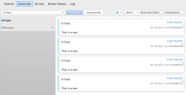 тест inTopic MQTT