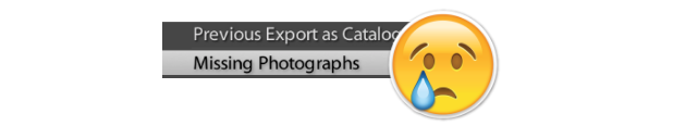 Недостающие фотографии Lightroom