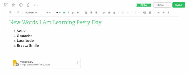 Используйте Evernote для захвата новых слов.
