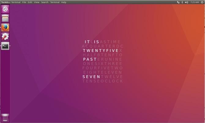 Часы Word на Ubuntu с использованием Conky