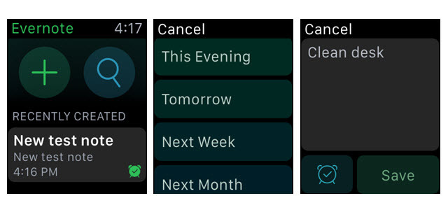 EvernoteAppleWatch