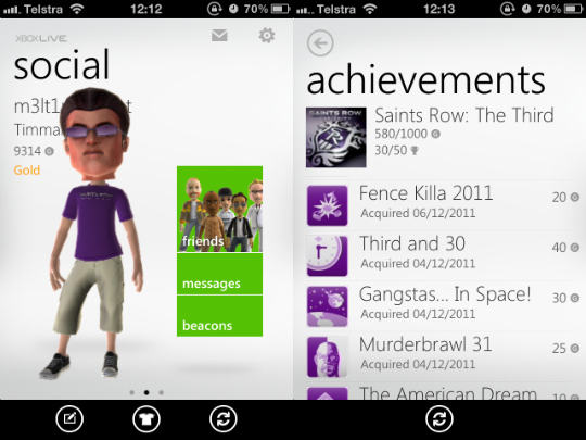 Приложения для Xbox LIVE теперь доступны для Windows Phone 7 и iOS [Новости] мое приложение для xbox live iphone
