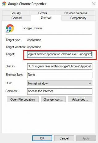 Как запустить браузер в приватном режиме по умолчанию Chrome Incognito e1505852394642