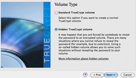 Как создать действительно скрытый раздел с TrueCrypt 7 3 скрытый том